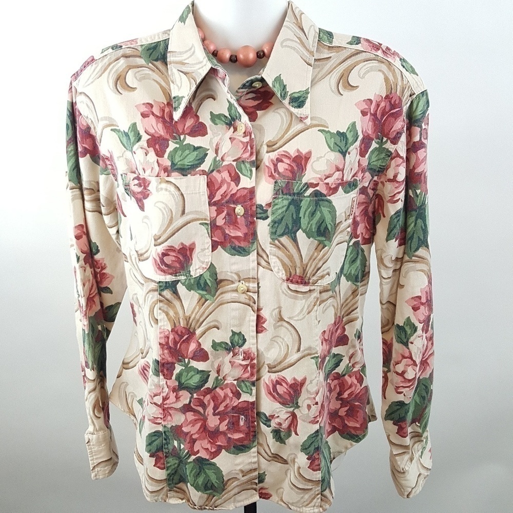 GUESS FLORAL PRINT TOP